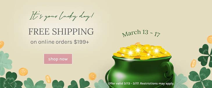 St. Patty's Day Sale (3/13-3/17)