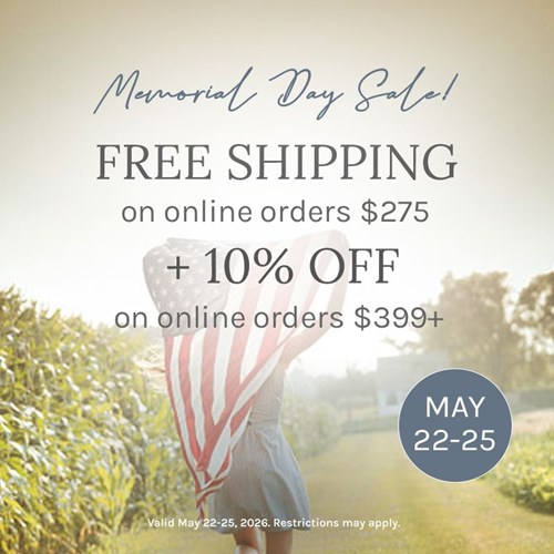 Memorial Day Sale (May 22-25)