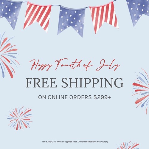 4th of July - Free Shipping (7/3-7/6)