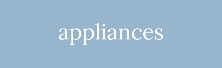 CATEGORY GENERIC Single Appliances