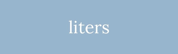 CATEGORY Liters