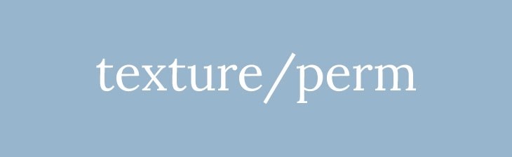 CATEGORY GENERIC Single Texture/Perm