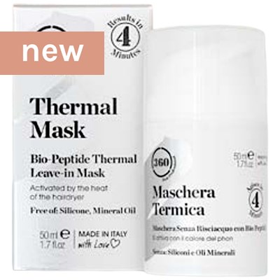 360 Hair Professional Thermal Mask BioPeptide Leave-In 1.7 Fl. Oz.