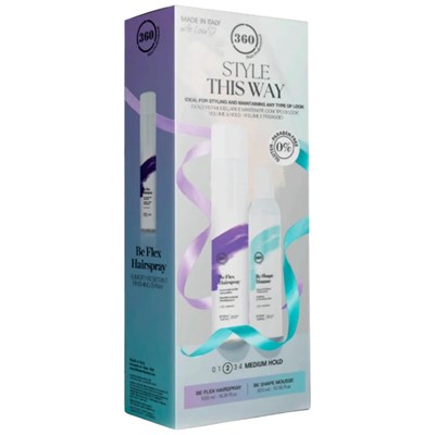 360 Hair Professional STYLE THIS WAY 3 pc.