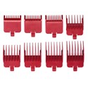 BaByliss Replacement Comb Set- Red 8 pc.