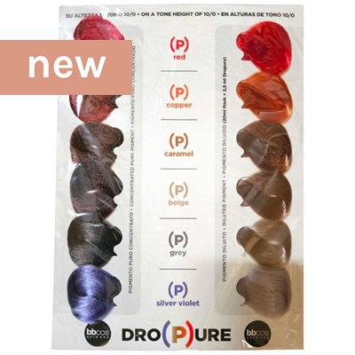 bbcos Hair Pro DROPURE COLOR CHART