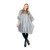 Betty Dain Jumbo Shampoo Cape Velcro Closure- Silver 45 inch x 54 inch