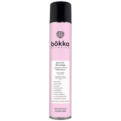 bōkka BOTÁNIKA born for the stage FIRM HOLD FINISHING SPRAY 16.9 Fl. Oz.