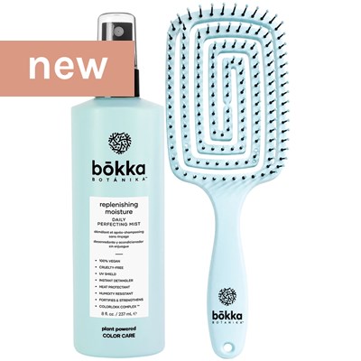 bōkka BOTÁNIKA Buy 1 replenishing moisture DAILY PERFECTING MIST, Get 1 Detangling Brush FREE! 2 pc.
