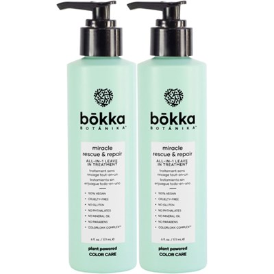bōkka BOTÁNIKA Buy 1 miracle rescue & repair ALL-IN-1 LEAVE-IN TREATMENT, Get 1 50% OFF! 2 pc.