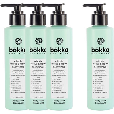 bōkka BOTÁNIKA Buy 3 miracle rescue & repair ALL-IN-1 LEAVE-IN TREATMENT 6 oz., Get 1 FREE! 4 pc.