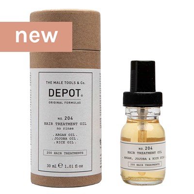 DEPOT® NO. 204 HAIR TREATMENT OIL 1.01 Fl. Oz.