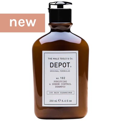 DEPOT® NO. 102 PURIFYING & SEBUM CONTROL SHAMPOO 8.4 Fl. Oz.