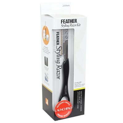 Jatai Feather Styling Razor Kit - Black 12 pc.