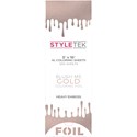 STYLETEK XL Balayage Flat Sheet Embossed Heavy- Blush Me Gold 200 ct. 5 inch x 16 inch