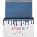 STYLETEK Pop Up Foil Embossed Heavy- Into the Blue 500 ct. 5 inch x 11 inch